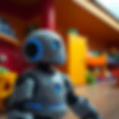 Ycoo Neo Robot in a safe play environment