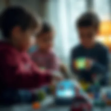 Children engaging with Zuru 5 Surprise toys